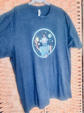 Next Level Apparel French Toast Space Robot Graphic Tee